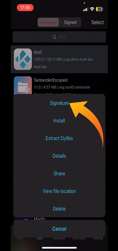 Install Kodi on iPhone