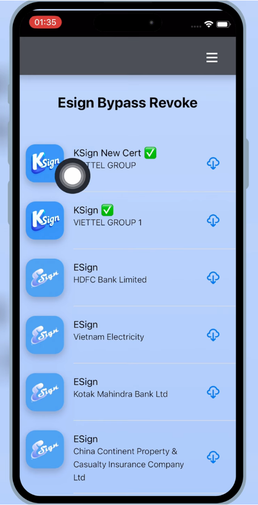 KSign iOS App